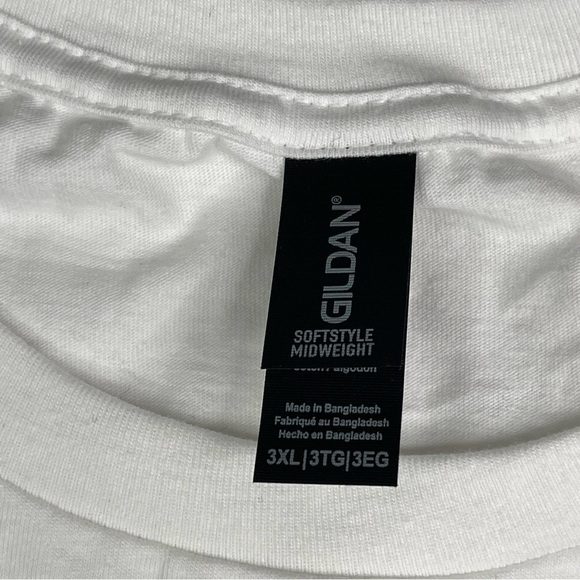 Poshmark Poshfest San Diego Tee Tshirt White Olive Green Lettering Swag 3X New - Picture 10 of 12